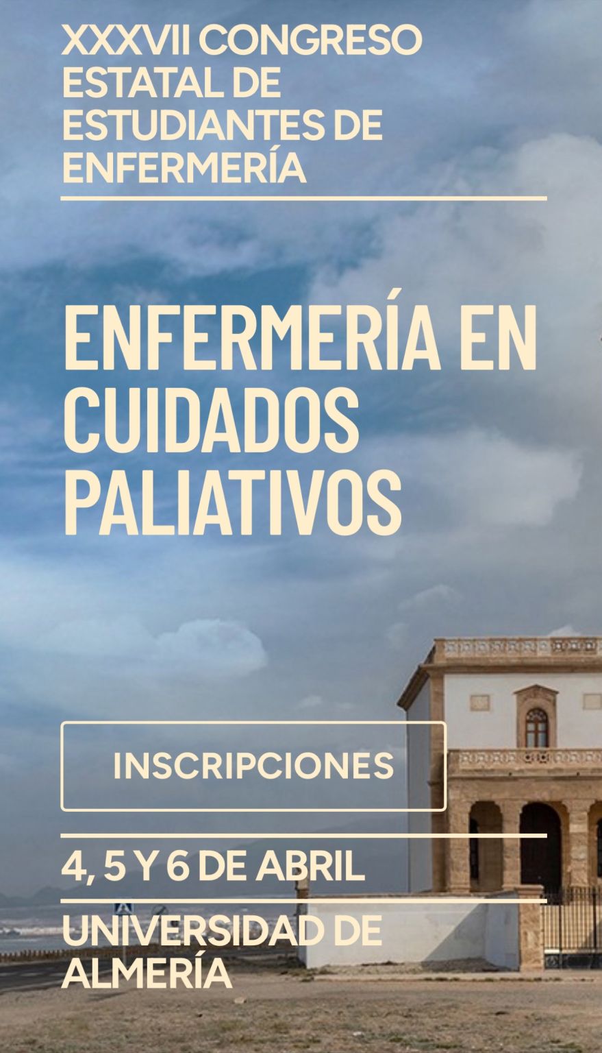 Los cuidados paliativos, tema a tratar en el Congreso Estatal de Estudiantes de Enfermería 2024