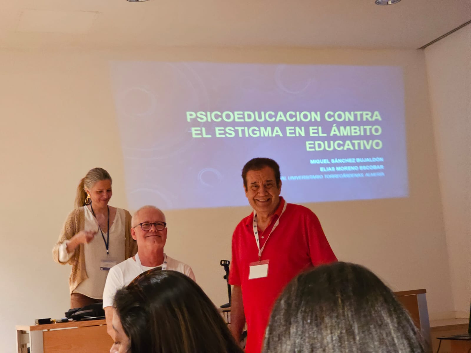 Lo Hablamos. Taller sobre sensibilización Salud Mental. Miguel Sánchez Bujaldón y Elías Moreno.