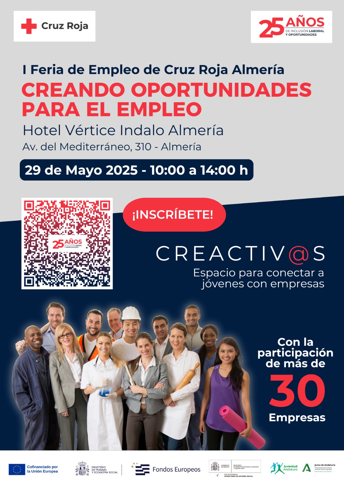 feria empleo cruz roja