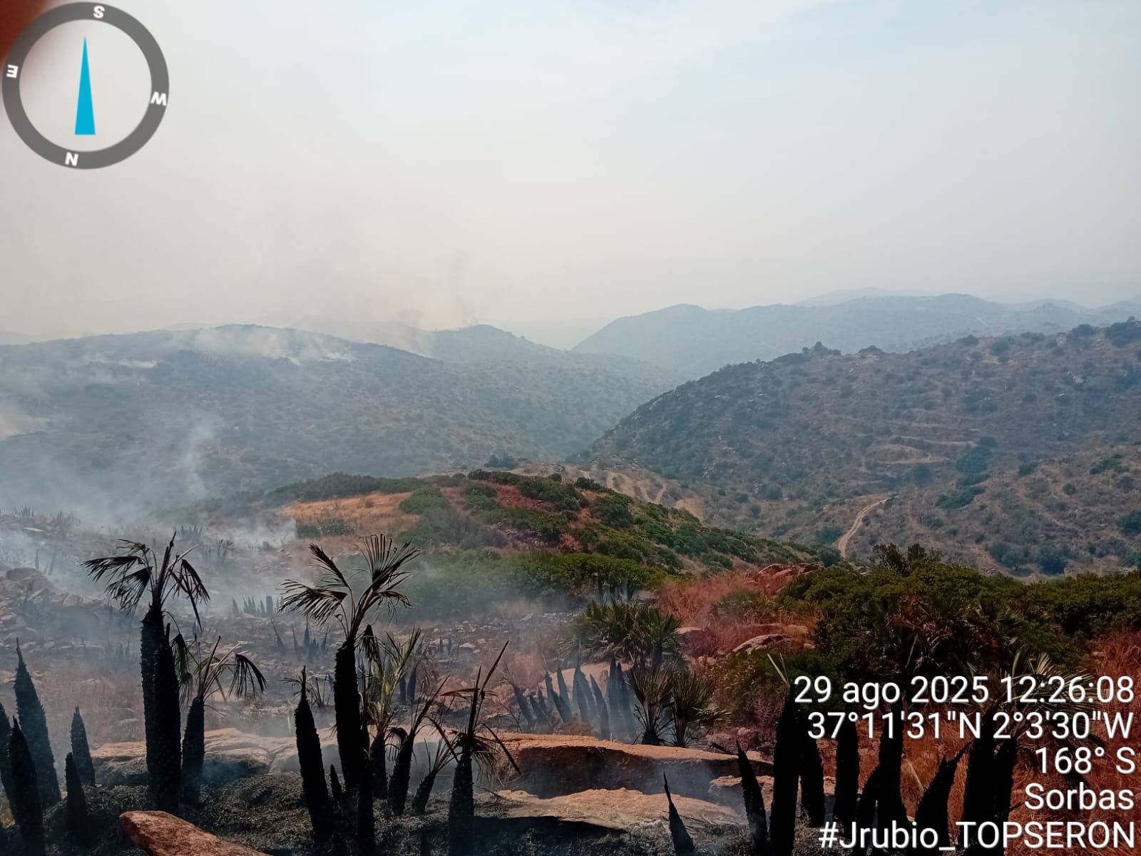 infoca incendio lubrín