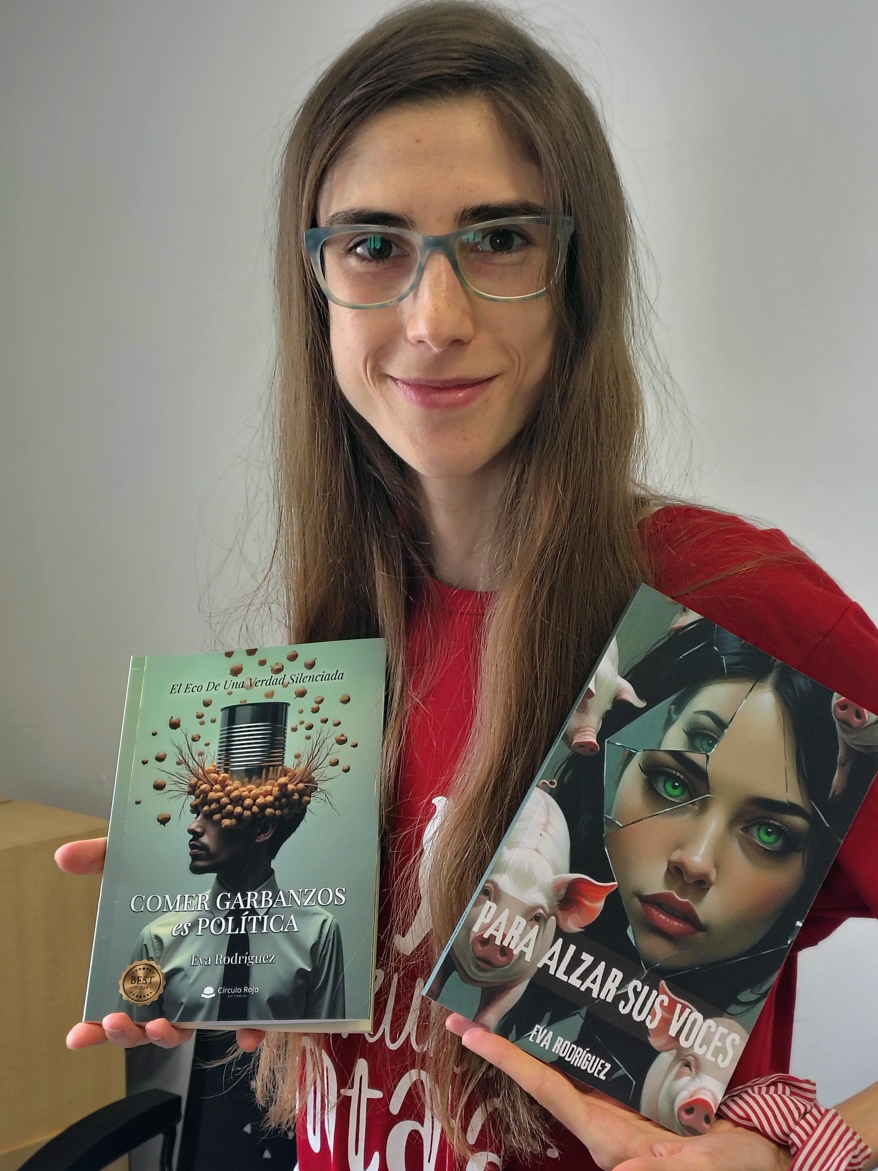 Eva rodríguez vegana y escritora